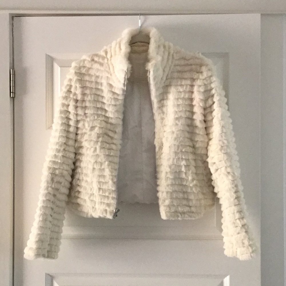 Vintage Real Rabbit Fur Jacket from 1970’s